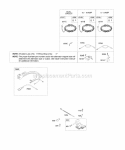Alternators Ignition Diagram and Parts List for 407577-0308-E1  Briggs and Stratton Engine